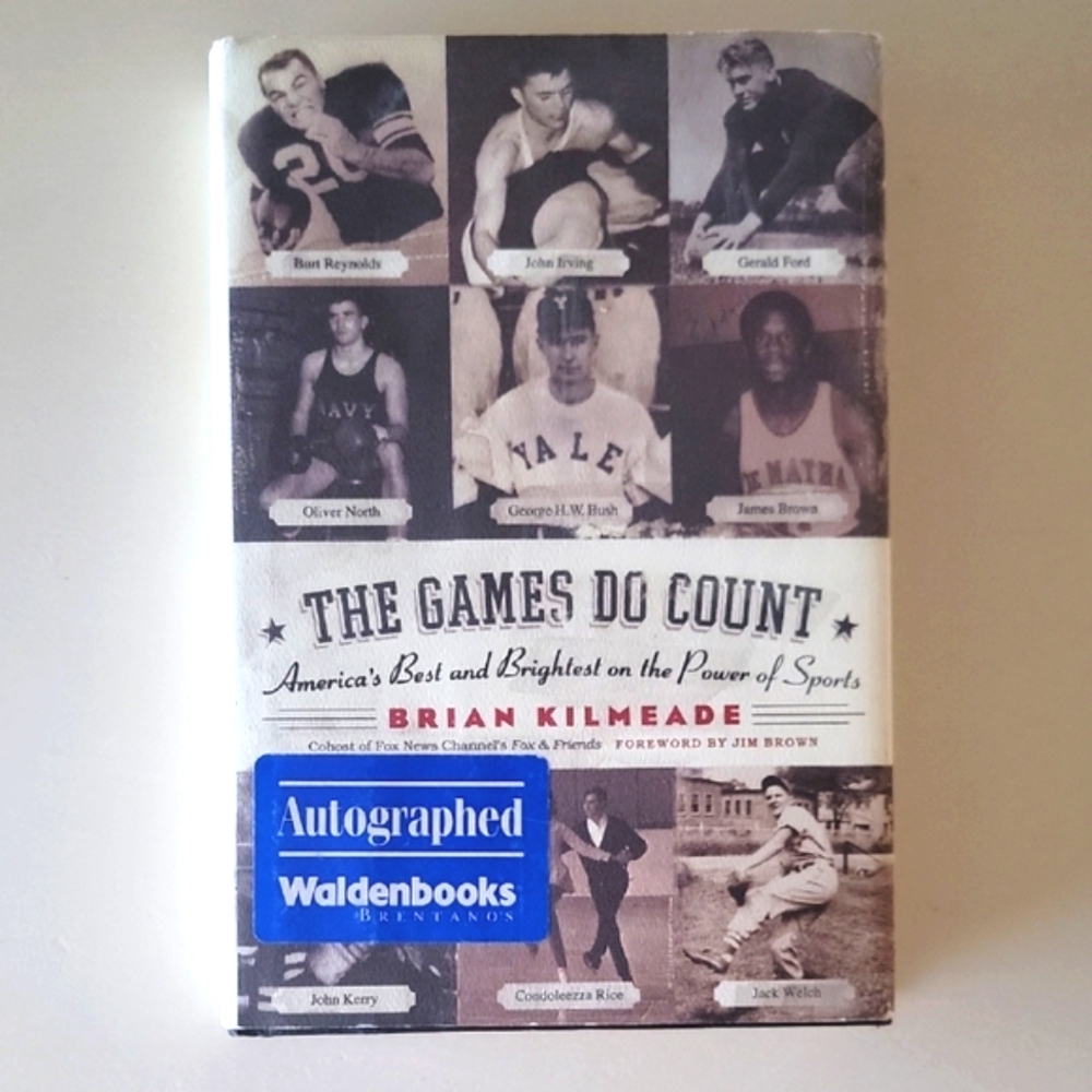 The Games Do Count by Brian Kilmead (autographed copy)